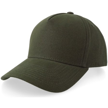 Equip - Grøn adjustable Kasket - Olive Canvas A-frame Adjustable @ Hatstore