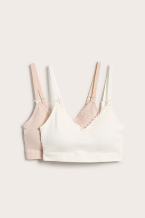 Kappahl | 2-pk. amme-BH-er | Lyserosa