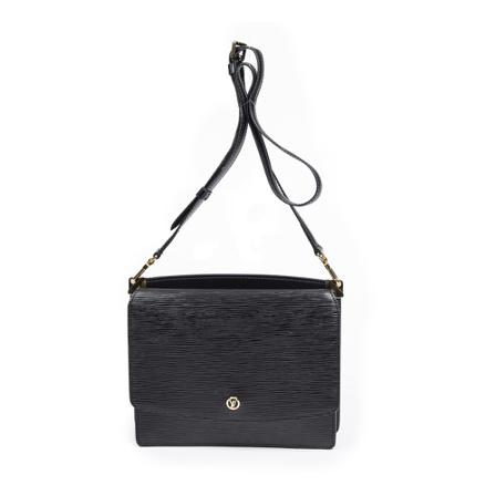 Louis Vuitton Vintage, Pre-owned Shoulder Bag Zwart, Dames, Maat:ONE Size