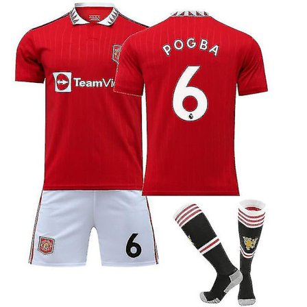 2022-2023 Ny Manchester United Fotbollströja Kit Vuxen Fotbollströja Träning T-shirt Shorts Kostym