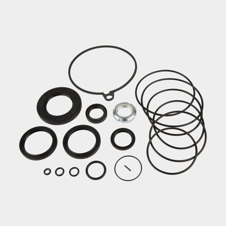 Packningssats till drev, komplett, för Volvo Penta DP-G, DPX, DPX-R i gummi och metall, svart färg för marint bruk