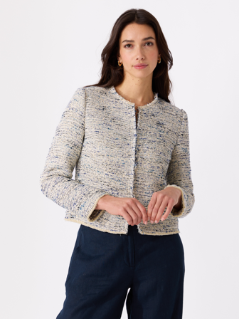 MATCH - Mariella jakke - Marie Philippe - Str. 44 - Dame - Blazere - Blå - 100% polyester - resirkulert