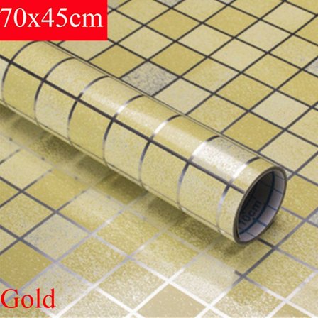 Oljesäker väggpapper klistermärken tapet GOLD 70X45CM - high quality