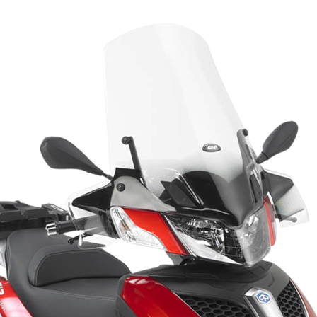 Givi DT Scooter Windscreen Clear - Piaggio MP3 300 ie 2011-2012