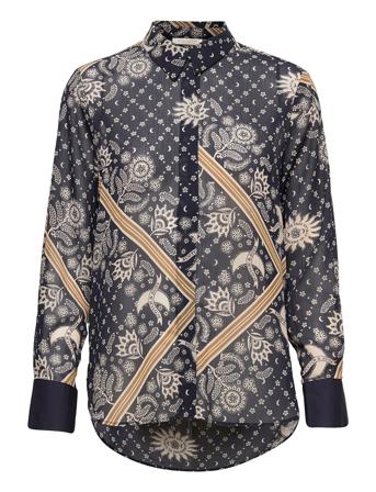 Relaxed Fit Printed Shirt Black Scotch & Soda