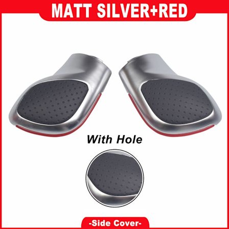 Röd/Blå Bil Växelspak Knopp Spak Krom Matt För VW Golf 6 7 R GTI Passat B7 B8 CC R20 Jetta MK6 GLI DSG Kåpa Emblem-Alternativ 1