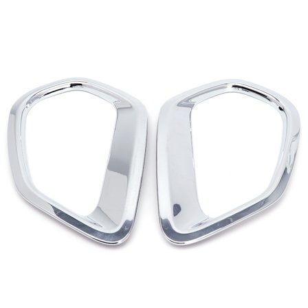 2 st krom bil bak bak dimljus cover trim för Mitsubishi Outlander 20