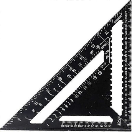 Aluminium Snabbvinkel Mätverktyg Takläggning Triangel Snickeri