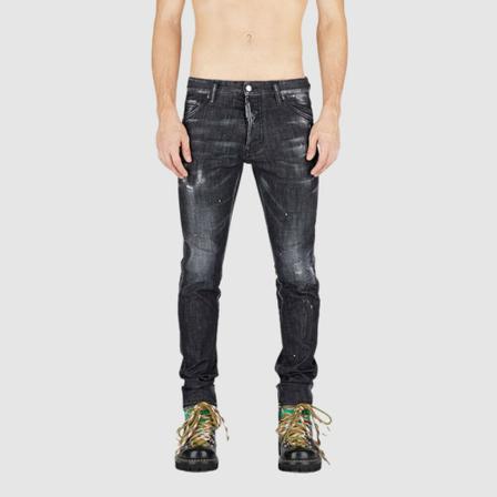 Dsquared2, Jeans Zwart, Heren, Maat:L