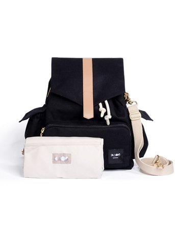 KAOS Ransel Changing Bag - Black - ONE SIZE