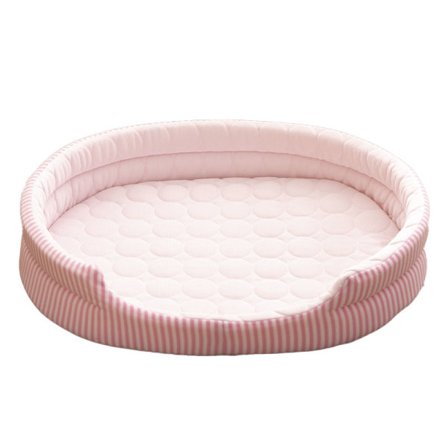 Kjøleseng Pet Nest Fire Sesonger Universal Sommer Sove Kald Is Silkeseng for Innendørs Kattunge og Valp Rosa