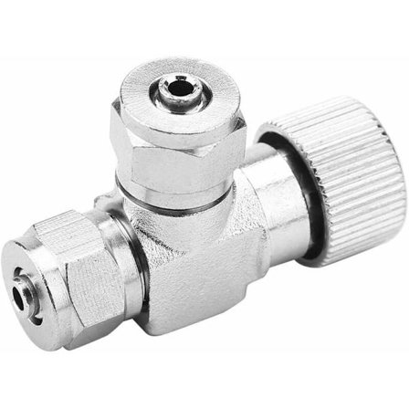 Nåleventil til akvariesystem CO2-regulator boble tæller akvarie tilbehør (dobbelt hoved trimventil, 2)