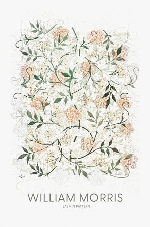 Pelcasa - Juliste William Morris Jasmine - Vihreä - Julisteet - - Homeroom