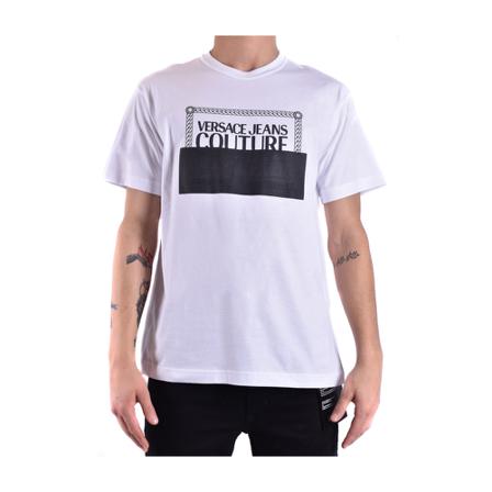 Versace Jeans Couture, T-shirt Wit, Heren, Maat:L