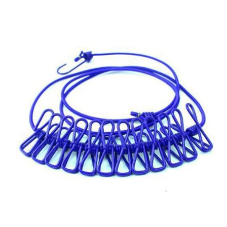 Bärbar klädstreck för camping/bakgård/husbil Bärbar Strong Stretch utomhusklädsellina