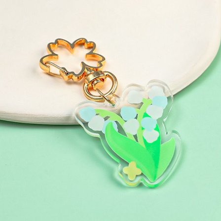 Tulppaani avaimenperä akryyli avaimenperä STYLE 2 STYLE 2