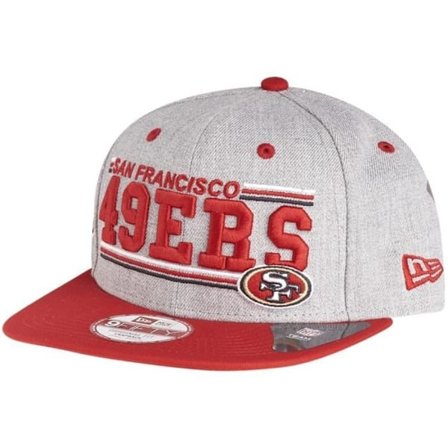 Snapback-kasket - New Era - 9Fifty - San Francisco 49ers - Grå - 100% Bomuld