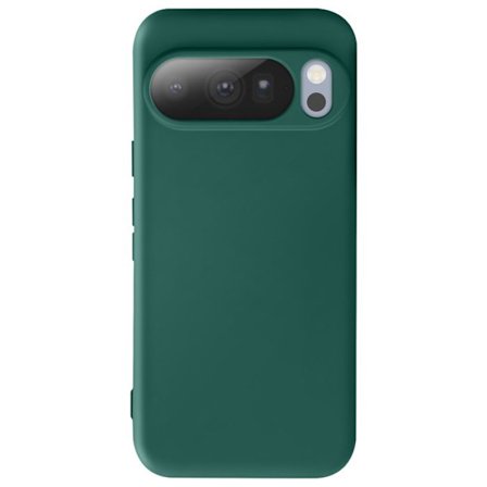 Cover til Google Pixel 10 Pro i blødt silikone Soft-Touch mørkegrøn