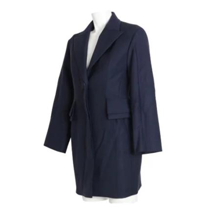 Dior Vintage, Pre-owned Fabric outerwear Blauw, Dames, Maat:S
