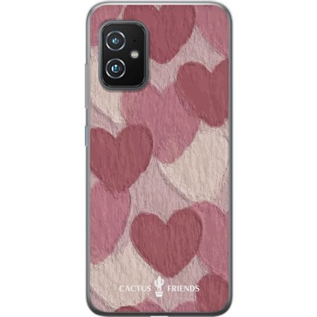 Yhteensopiva Puhelinkuori Asus Asus Zenfone 8 Cactus and Friends - Blush Paper Hearts
