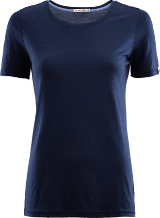 Aclima LightWool T-shirt Women Women short-sleeved sweaters Blue M