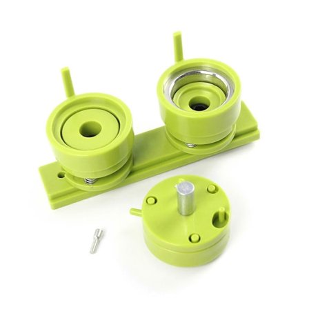 25/32/37/44 MM Napinvalmistuskone Asennusvapaa Pinssimerkkipuristin KiQa