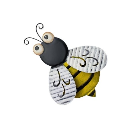 Hängande Hänge Slitstarkt Fallskyddat Lätt att Hänga Sländor Bi Väggdekoration Utomhus Dekoration(Honungsbi,C)