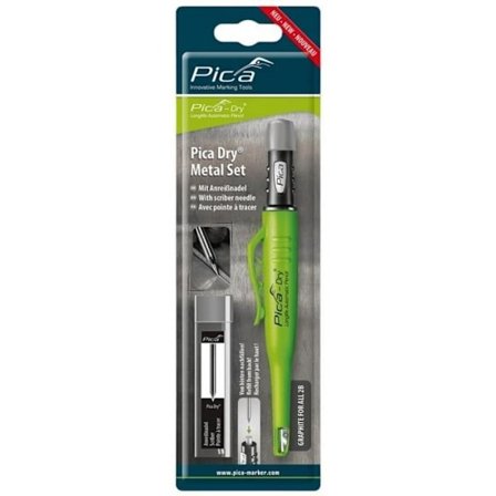Merkkisarja - Pica - Pica Dry Metalli - Lyijykynä 2B - Piirtoneula - 2,8 mm