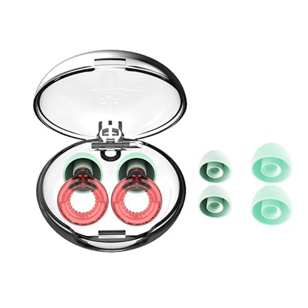 Pehmeät ääntä eristävät korvatulpat kahvoilla