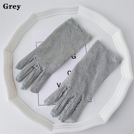 Solskyddshandskar Korta handskar GRÅ