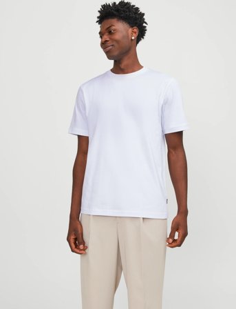 Jack & Jones Jjeurban Edge Tee Ss O-Neck Noos - White - XXL