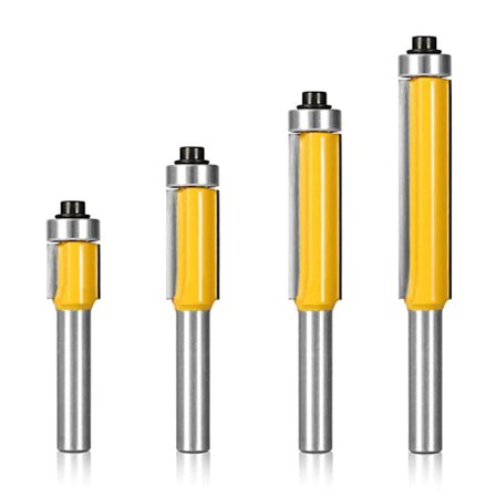 Pieces Router Bits, 8 mm Skaft Flush Cutter, Kopieringsfres med