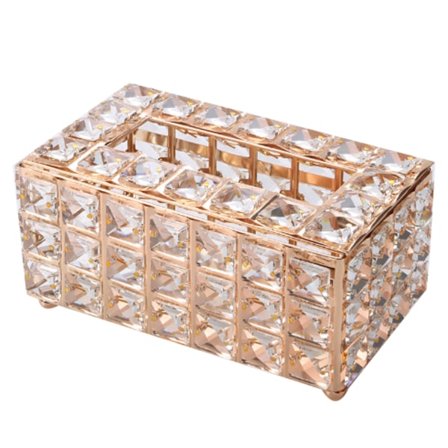 Rektangulär mjukpapperslåda av metall