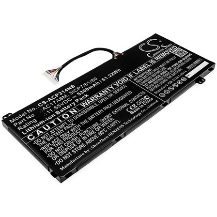 Batteri til notebook, laptop til Acer Spin 3 SP314-52-599W og andre