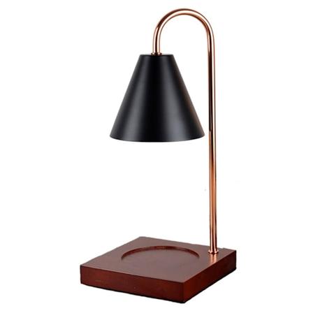 Uusi Kynttil njalka LED-Valolla Puusta ja Metallista Luova Moniv rinen Lahja Himmennett v Koti Sisustus black us