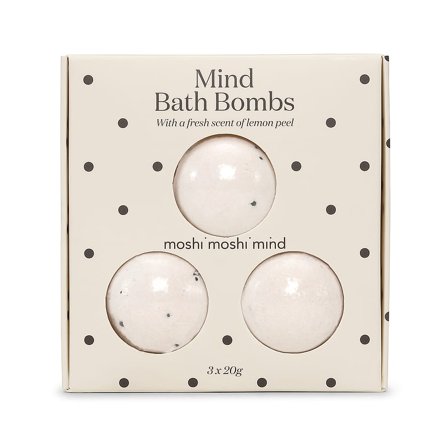 moshi moshi mind Bath Bombs Ecru/Black Dots, Skincare, Håndpleje, Håndsæbe
