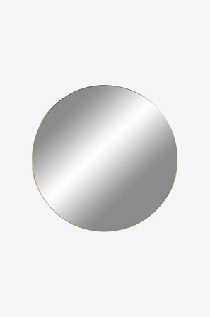 House Nordic - Spegel Tempa Ø60 cm - Mässing - Små speglar - Från Homeroom