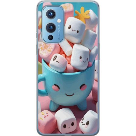 Kompatibel Mobilcover til OnePlus OnePlus 9 Kawaii marshmallow smil