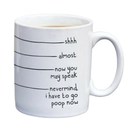 Shh.Nevermind, dags att bajsa mugg - Rolig bajs mugg - 11OZ Kaffe mugg - Muggar för mig