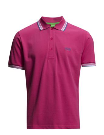 Paddy Polos Short-sleeved Lila BOSS