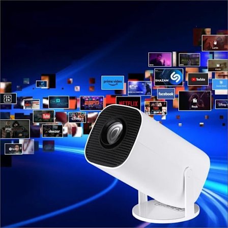 (p30) Kannettava Android-projektori 1080P Full HD 1500 ANSI Lumenia 5G:n Wi-Fi:llä
