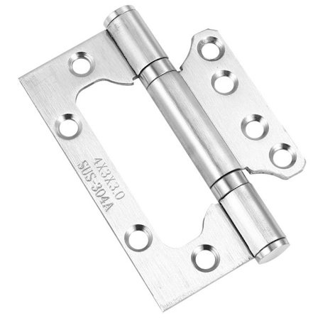 2 stk. tunge dørhængsler i rustfrit stål med kuglelejer