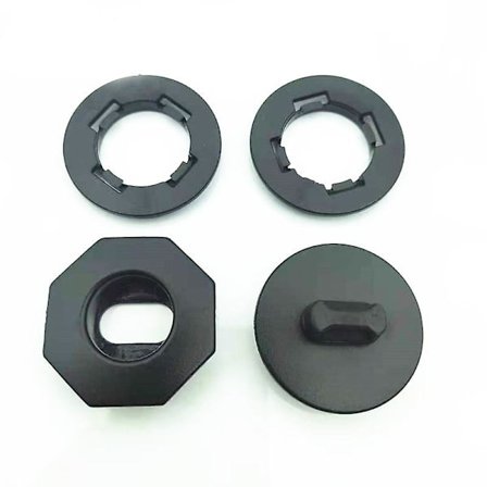 4 st/set Bil Dubbellager Avtagbar Golvmatta Anti-halk Clips Hylsor Bilmatta Fixeringsgrepp Klämmor Biltillbehör| |