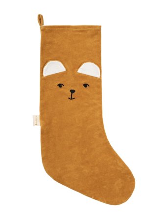 Fabelab Christmas Stocking - Bear - Yellow - ONE SIZE