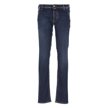 Jacob Cohën, Straight Jeans Blauw, Heren, Maat:W34,stretch