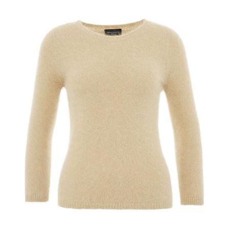 Roberto Collina, Knitwear M30001 22 Beige, Dames, Maat:S