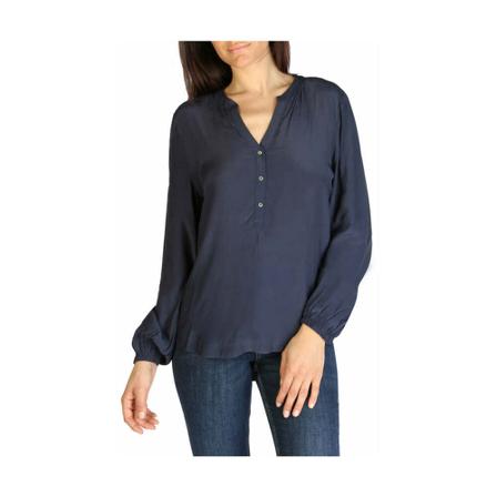Tommy Hilfiger Casual Shirt , Blauw , Dames , Maat: S