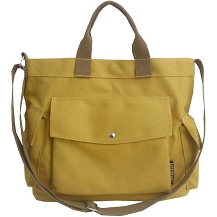 Canvas Tote Bag för Kvinnor Stor Crossbody Tote Bag med Flera Fickor Canvas Crossbody Bag Övre Handtag Axelväska Arbets Tote Väskor