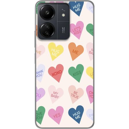 Yhteensopiva Puhelinkuori Xiaomi Redmi 13C Karkkisydämet