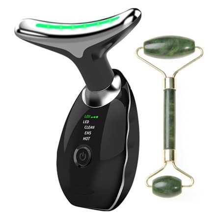 Antirynkor ansiktsmassageapparat med ansiktsrulle Minska fina linjer Ansiktsmassagerulle för hudvård